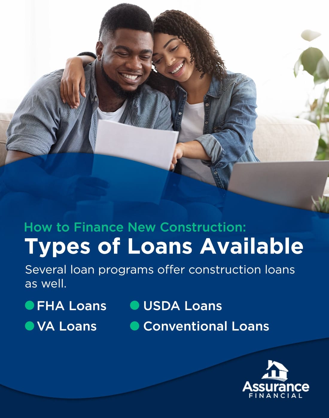 Graphic: How to finance new construction types of loans available.