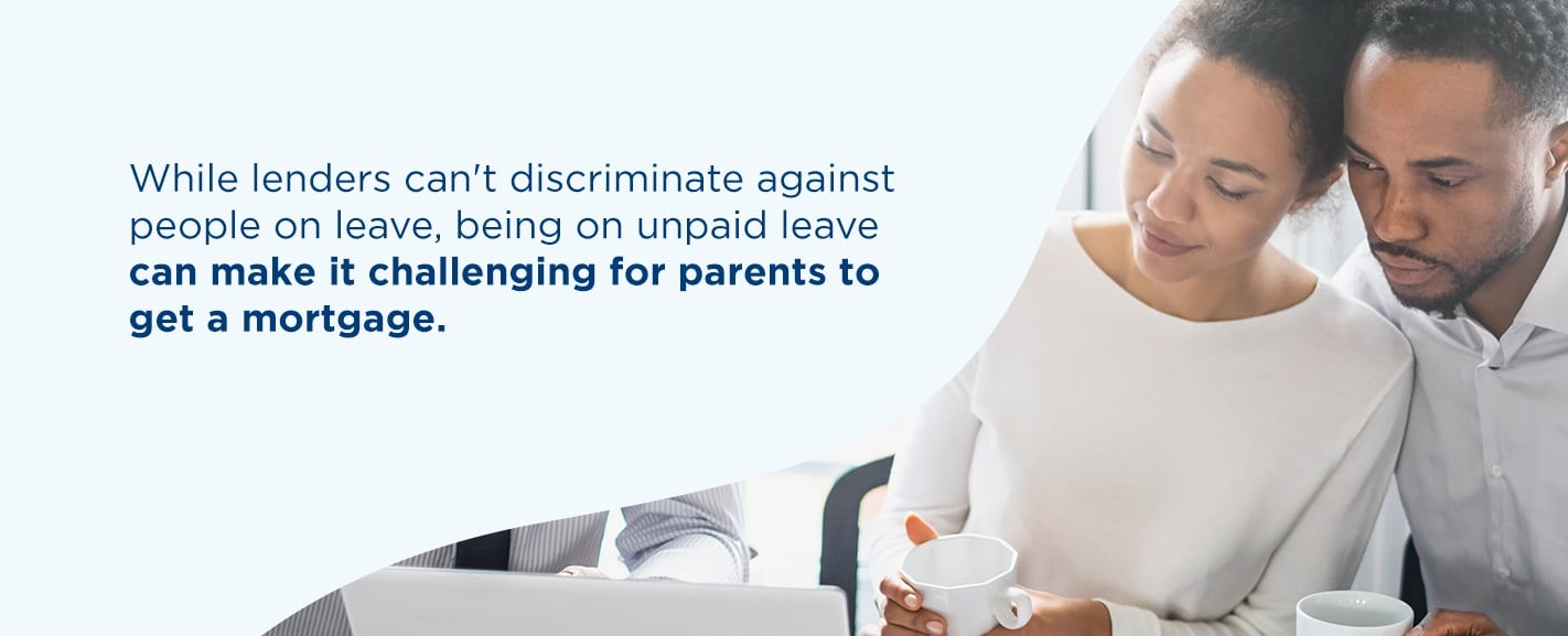 Unpaid leave and mortgages